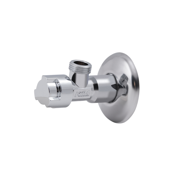 Кран приладовий буксовий Icma 1/2" х 3/8" кутовий №519