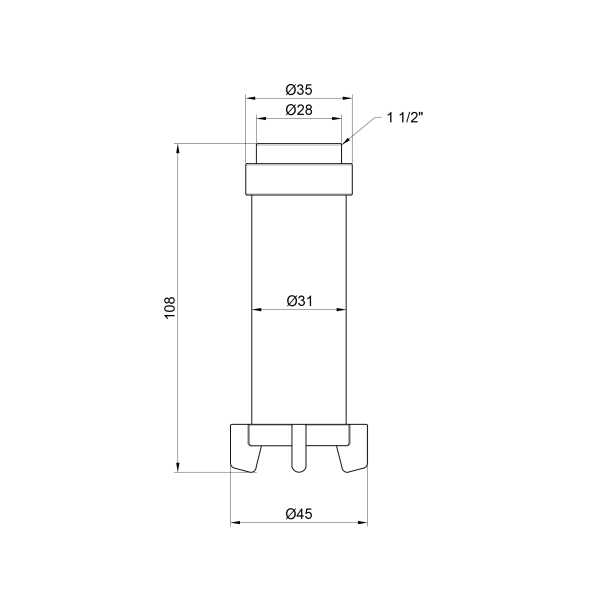 Фільтруючий картридж Icma для фільтрів 1" 1/2 х 2" №752