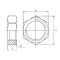 Контргайка SD Forte 1" SF35025