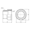 Перехід SD Forte 1/2" ВЗ SF3601515