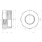 Футорка SD Forte 1" 1/2 х 3/4" ЗВ SF3744020
