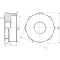 Футорка SD Forte 2" х 3/4" ЗВ SF3745020