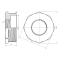 Футорка SD Forte 2" х 1" ЗВ SF3745025
