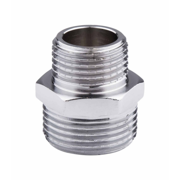 Ніпель редукційний SD Forte 3/4" х 1/2" хром SF359H2015