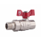 Кран кульовий "Американка" Thermo Alliance Forte прямий 1/2" ВЗ" метелик" SF220W15