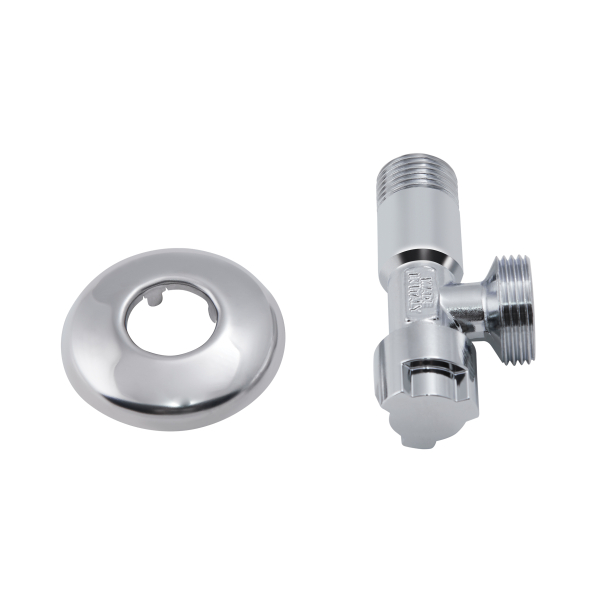 Кран приладовий буксовий Icma 1/2" х 3/4" кутовий №519