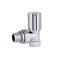 Кран радіаторний SD Forte 1/2" кутовий хром SF234W15