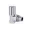 Кран радіаторний SD Forte 1/2" кутовий хром SF234W15