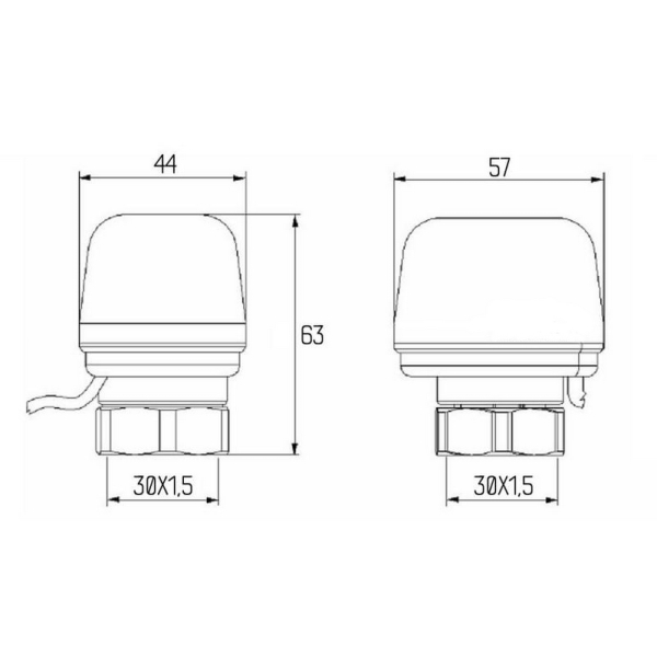Сервопривод Icma 24V тип закритий №983 (NC)
