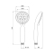 Лійка для ручного душу Лейки Lidz Niagara 04 85 мм округла LDNIA04CRM22033 Chrome