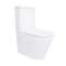 Унітаз підлоговий Swan Rimless 610×360×835 мм, White, з сидінням Slim Duroplast/ Soft-close/ Quick Release QT15222179W Qtap