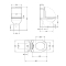 Унітаз підлоговий Swan Rimless 610×360×835 мм, White, з сидінням Slim Duroplast/ Soft-close/ Quick Release QT15222179W Qtap