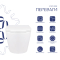 Унітаз підвісний Swan Rimless 520х360х320 мм, White, з сидінням Slim Duroplast/ Soft-close/ Quick Release QT16335178W Qtap