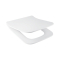 Сидіння для унітаза (Crow) 450x360x55 мм, White, з мікроліфтом, Slim Duroplast, Quick Release QT99SC2170W Qtap