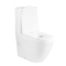 Унітаз підлоговий Robin Rimless 665×380×845 мм, White, з сидінням Slim Duroplast/ Soft-close/ Quick Release QT13222141ARW Qtap