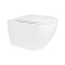 Унітаз підвісний Robin Rimless 575x360x360 мм, White, з сидінням Slim Duroplast/ Soft-close/ Quick Release QT13332141ERW Qtap