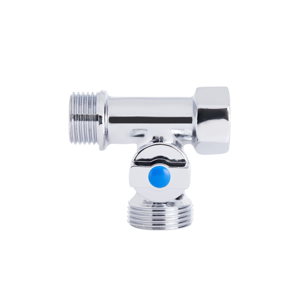 Кран приладовий кульовий SD Plus 1/2" х 3/4" х 1/2" ЗЗВ SD186W152015