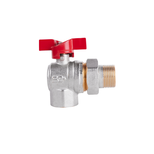 Кран кутовий з американкою Thermo Alliance Standart 3/4" ВЗ" метелик" SD222W20