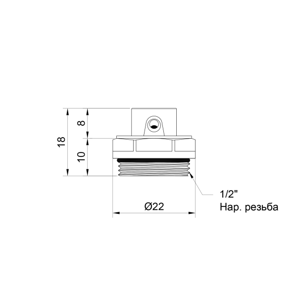 Кран Маєвського SD Plus 1/2" SD210W15