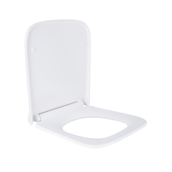 Сидіння для унітаза (Tern) 435x345x55 мм, White, з мікроліфтом, Slim Duroplast, Quick Release QT99HY2238W Qtap