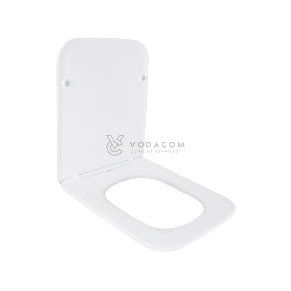 Сидіння для унітаза (Tern) 465x375x55 мм, White, з мікроліфтом, Slim Duroplast, Quick Release QT99HXU10W Qtap
