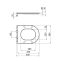 Сидіння для унітаза (Robin, Aries) 430x360x50 мм, White, з мікроліфтом, Slim Duroplast, Quick Release QT99HXU13W Qtap