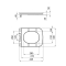 Сидіння для унітазу (Presto) 340х435х40 мм, White, з мікроліфтом, Slim Duroplast, Quick Release QT26992615EW Qtap