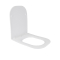 Сидіння для унітазу (Nando) 340х435х45 мм, White, з мікроліфтом, Slim Duroplast, Quick Release QT12991222AW Qtap