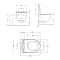 Унітаз підвісний Swan Ultra Quiet 485х360х320 мм, White, з сидінням Slim Duroplast/ Soft-close/ Quick Release QT16335179W Qtap
