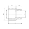 Муфта PPR Blue Ocean 63 x 25 редукційна