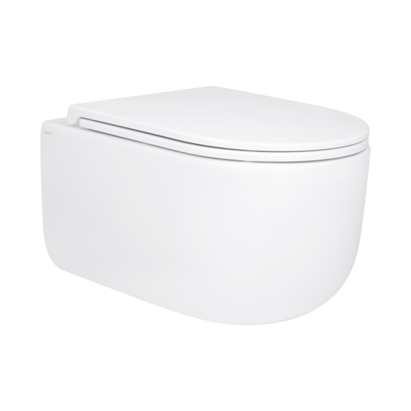 Унітаз підвісний Taurus Ultra Quiet 490х360х380 мм, White, з сидінням Slim Duroplast/ Soft-close/ Quick Release QT2433084EUQW Qtap