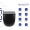 Унітаз підвісний Gemini Ultra Quiet 530х365х373 мм, Matt Black, з сидінням Slim Duroplast/ Soft-close/ Quick Release QT2533076EUQMB Qtap