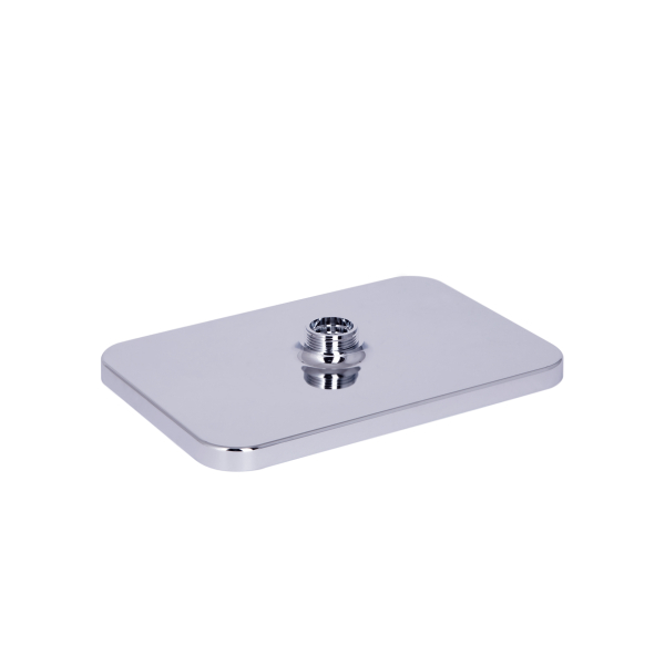 Лійка для верхнього душу Qtap Hlavova 260x180 мм прямокутна QTHLA107CRM45785 Chrome/White