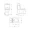 Унітаз підлоговий Robin Ultra Quiet 610360835 мм, White, з сидінням Slim Duroplast/ Soft-close/ Quick Release QT13226089AW Qtap