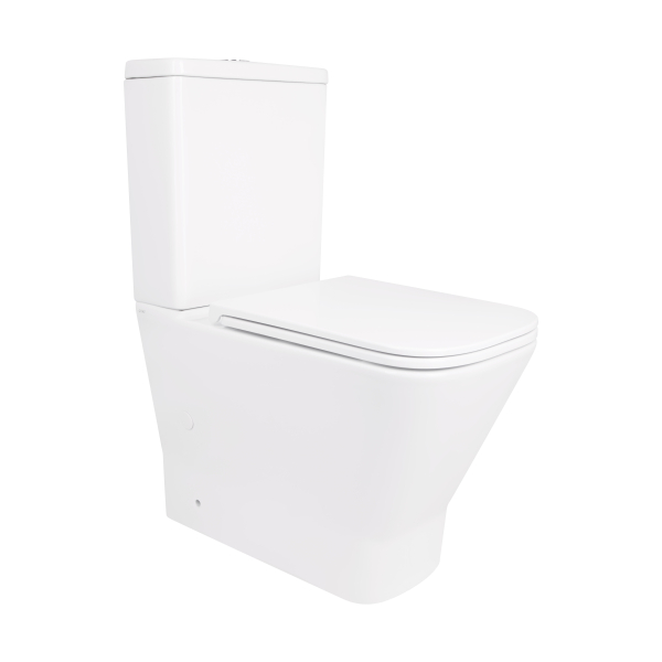 Унітаз підлоговий Cardinal Ultra Quiet 620x365x805 мм, White, з сидінням Slim Duroplast/ Soft-close/ Quick Release QT04222168AUQ3W Qtap