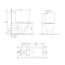 Унітаз підлоговий Cardinal Ultra Quiet 620x365x805 мм, White, з сидінням Slim Duroplast/ Soft-close/ Quick Release QT04222168AUQ3W Qtap
