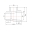 Трійник PPR Blue Ocean 25 x 20 x 20