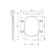 Сидіння для унітаза (Crow Ultra) 422x344x39 мм, White, з мікроліфтом, Slim Duroplast, Quick Release QT99SC5171W Qtap