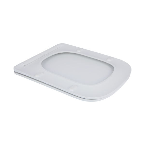 Сидіння для унітаза (Crow Ultra) 422x344x39 мм, White, з мікроліфтом, Slim Duroplast, Quick Release QT99SC5171W Qtap