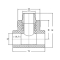 Трійник PPR Blue Ocean 32 x 3/4" x 32 ЗР