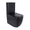 Унітаз підлоговий Robin Ultra Quiet 660x360x855 мм, Matt Black, з сидінням Slim Duroplast/ Soft-close/ Quick Release QT13226083AMB Qtap