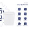 Унітаз підвісний Tern Ultra Quiet 525x345x360 мм, White, з сидінням Slim Duroplast/Soft-close/Quick Release QT17332303AW Qtap