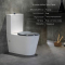 Унітаз підлоговий Freedom Rimless 800x365x870 мм, White, інклюзивний з сидінням Slim Duroplast/ Soft-close/ Quick Release QT22226098W Qtap