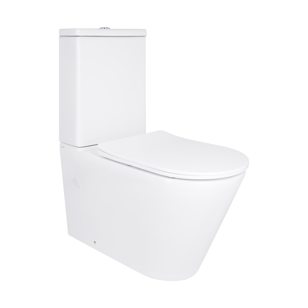 Унітаз підлоговий Vlasta Ultra Quiet 660x360x800 мм, White, з сидінням Slim Duroplast/ Soft-close/ Quick Release QT28228300W Qtap