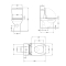 Унітаз підлоговий Stenava Rimless 640x370x810 мм, White, з сидінням Slim Duroplast/ Soft-close/ Quick Release QT27228303W Qtap