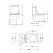 Унітаз підлоговий Dove Rimless 605x370x800 мм, White, з сидінням Slim Duroplast/ Soft-close/ Quick Release QT06228380BW Qtap
