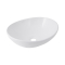 Раковина накладна Dove 415x340x140 мм, White, овальна, без донного клапана QT06116062AW Qtap