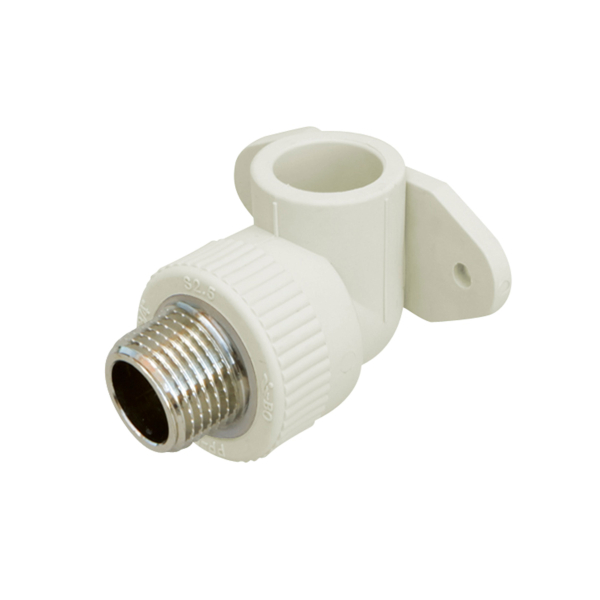 Коліно PPR Blue Ocean настінний з кріпленням 25 x 1/2", 90° ЗР