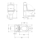 Унітаз підлоговий Swan Ultra Quiet 640x360x835 мм, White, з сидіннмя Slim Duroplast/ Soft-close/ Quick Release QT16222182TW Qtap