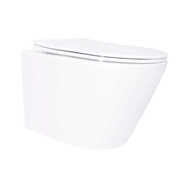 Унітаз підвісний Swan Ultra Quiet 520х360х320 мм, White, з сидінням Slim Duroplast/ Soft-close/ Quick Release QT16335180W Qtap